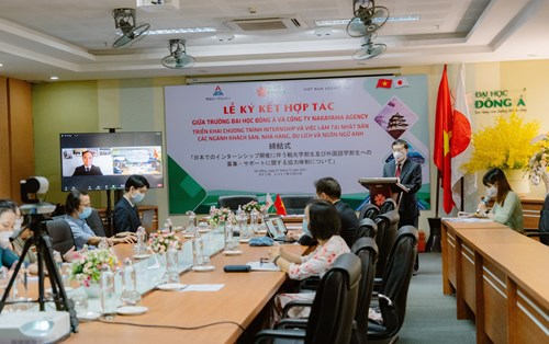 Internship và làm việc tại Nhật cho sinh viên ngành Du lịch và Ngôn ngữ ĐH Đông Á cùng Nakayama Agency, Nhật