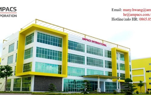 THÔNG TIN TUYỂN DỤNG CỦA CÔNG TY ĐIỆN TỬ AMPACS TẠI KHU CÔNG NGHIỆP BÀU BÀNG - BÌNH DƯƠNG