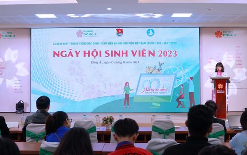 Ngày hội sinh viên 2023 Đại học Đông Á: Sáng mãi tinh thần học hiệu “học để làm Người có trách nhiệm”