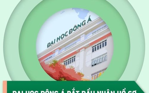 ĐẠI HỌC ĐÔNG Á BẮT ĐẦU NHẬN HỒ SƠ XÉT HỌC BẠ TỪ NGÀY  𝟎𝟖/𝟎𝟐/𝟐𝟎𝟐𝟑