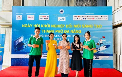 Nhiều sản phẩm khởi nghiệp SV ĐH Đông Á đến với Ngày hội khởi nghiệp ĐMST Đà Nẵng - SURF 2023
